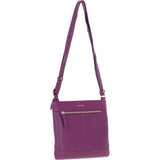 Ashwood Leather Smart Crossbody Bag Raspberry: 64638/cb-9