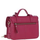 Stylish Ashwood Leather Medium Satchel Bag Raspberry: Y-62