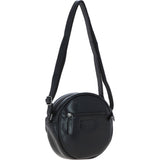 Ashwood Leather Round Crossbody Bag Black: P-66