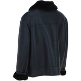 Sheepskin Flying Jacket Black: KE 007E