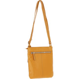 Ashwood Leather Smart Tab Cross Body Bag Mustard: 63621/Tab
