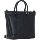 Ashwood Large Leather Shopper Bag Black: V-87