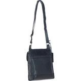 Vintage Small Leather Travel Shoulder Bag Navy – G24