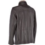 Mens 2-in1 Leather Jacket Brown : Gustavo