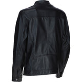 Ashwood Leather Mandarin Collar Biker Jacket Black: AMJ-31