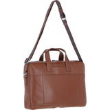 Brampton Leather Men's Laptop Bag Tan: 64547