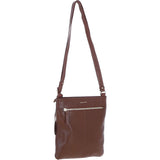 Ashwood Leather Crossbody Bag 2 Tone Tan: 63033