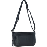Ashwood Leather Crossbody Bag Black: Iverness