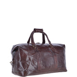 Extra Large Leather Travel Holdall Cognac/vt: 2081