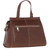 Ashwood Medium Leather Grab Bag Brown: V-83
