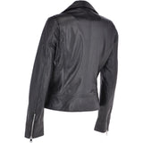 Short Biker Jacket Black: MAJESTIC