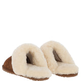 Women's Classic Suede Sheepskin Slippers Chestnut: Pippa