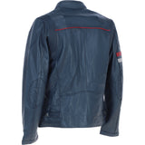 Leather Biker Jacket Navy: 2483