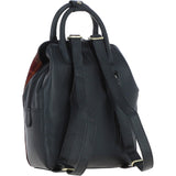 Ashwood Leather & Harris Tweed® Cloth Multi-Pocket Backpack Black/Green/Red: TW-66-07-BR