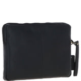 Leather Tablet Holder and A4 Sleeve Section Black: K-40