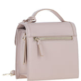 Compact Ashwood Handbag with Detachable Crossbody Strap Beige: Y-54