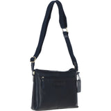 Exquisite Ashwood Leather Cross Body Bag for Women Navy: G-17