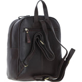 Authentic Ashwood Leather & Harris Tweed® Cloth Backpack Brown/Mcload: TW-28-01-BM