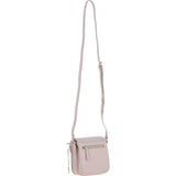 Ashwood Elegant Leather Crossbody Bag with Twist Lock Beige: Y-52