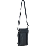 Ashwood Leather Smartphone Crossbody Bag Black: York