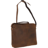 Large Vintage Leather Messenger Bag Tan: MEMPHIS BAG