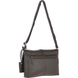 Medium Leather Shoulder Bag Khaki : 62551