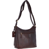Vintage Two Pocket Leather Shoulder Bag Brandy – G21