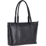 Vegetable Tanned Leather Bag Navy : V-23