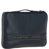 Leather Organizer with Laptop Compartment Black: 64546