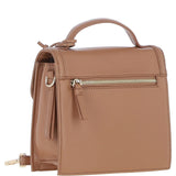 Compact Ashwood Handbag with Detachable Crossbody Strap Butterscotch: Y-54
