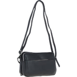 Ashwood Leather Crossbody X Shoulder Bag Black: Sterling