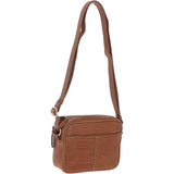 Small Leather Cross Body Bag Nut - 63010