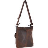 Vintage Oily Hunter Leather Travel Bag Brown : Doug