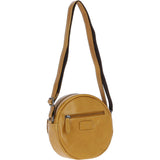 Ashwood Leather Round Crossbody Bag Mustard: P-66