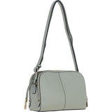 Real Leather Stylish Crossbody Bag Stone: 62340