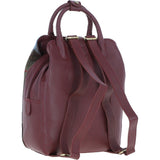 Ashwood Leather & Harris Tweed® Cloth Multi-Pocket Backpack Wine/Mcload: TW-66-17-WM
