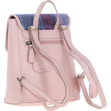 Ashwood Leather & Harris Tweed® Cloth Compact Backpack Baby-pink/Pink: TW-65-15-BP
