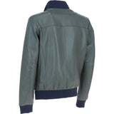 Ashwood Leather Men’s Modern Bomber Jacket Green: 162176