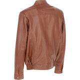 Ashwood Men's Genuine Leather Bomber Jacket Tan: AW-2255