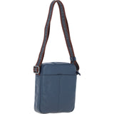 Brampton Leather Men's Crossbody Bag Navy: 64405