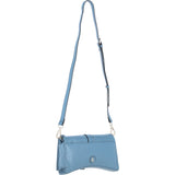 Ashwood Stylish Leather Crossbody Bag Denim: 64179