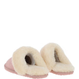 Women's Classic  Suede Sheepskin Slippers Pink: FEN-LADIES SLIPPERS