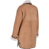 Women's Sheepskin Coat Biscuit Tan: KB 265
