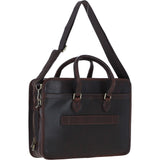 Ashwood Leather Large Business Case Brown: PL-48
