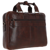 Ashwood Hi Veg Leather Laptop Briefcase Tempo Brown: 8143