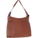 Vintage-Inspired Tan Leather Shoulder Bag: 52752