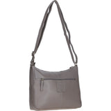 Ashwood Ladies Leather Shoulder Bag Taupe: AJ4