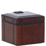 Ashwood Luxury Leather Single Watch and Bracelet Box with Velvet Interior Chestnut: LF-118