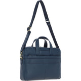 Gabicci Leather Messenger Bag Navy: GB-64956