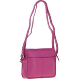 Ashwood Leather Ladies Crossbody Bag Berry: Glasgow